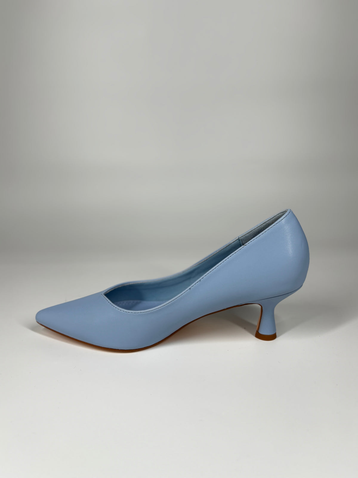 Décolleté Gold&Gold a Punta – Azzurro Cielo