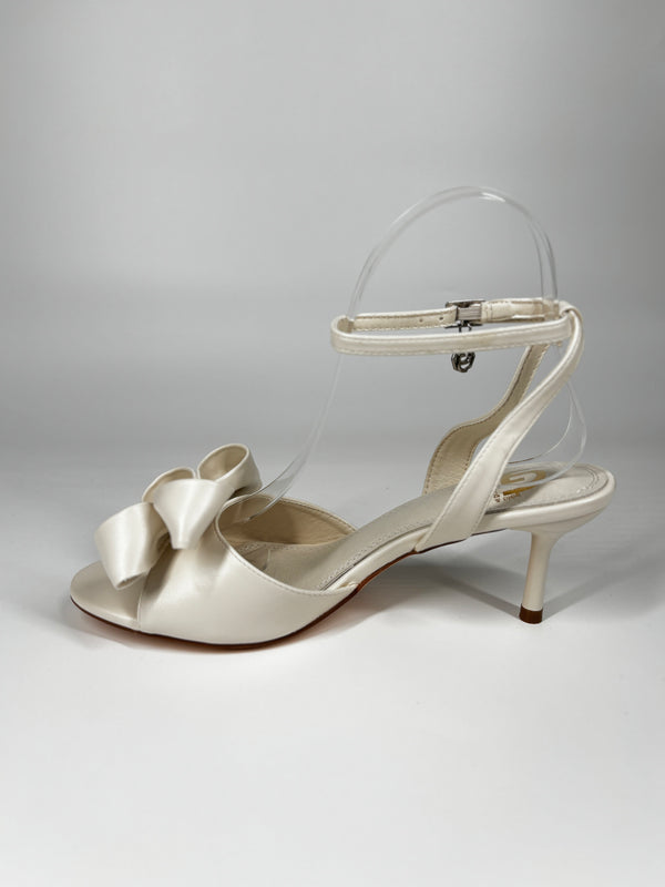 Sandalo Gold&Gold con Maxi Fiocco – Beige