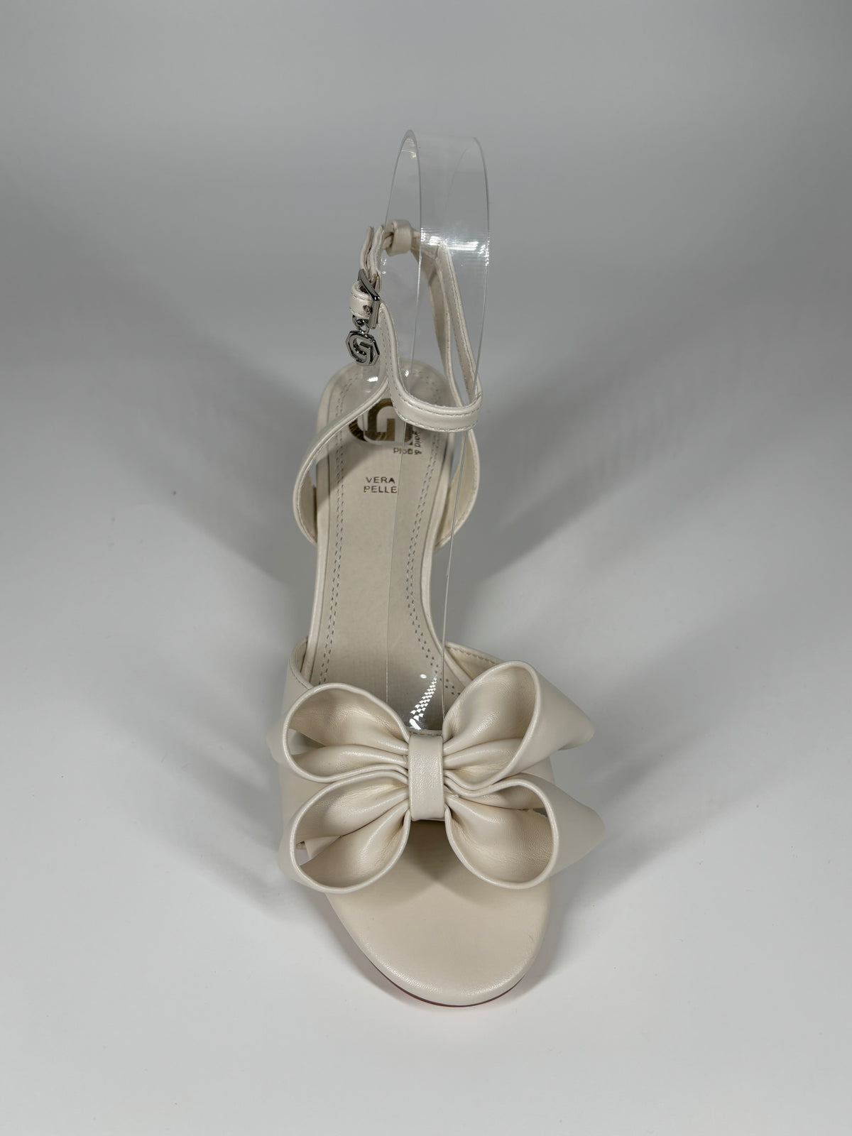 Sandalo Gold&Gold con Maxi Fiocco – Beige