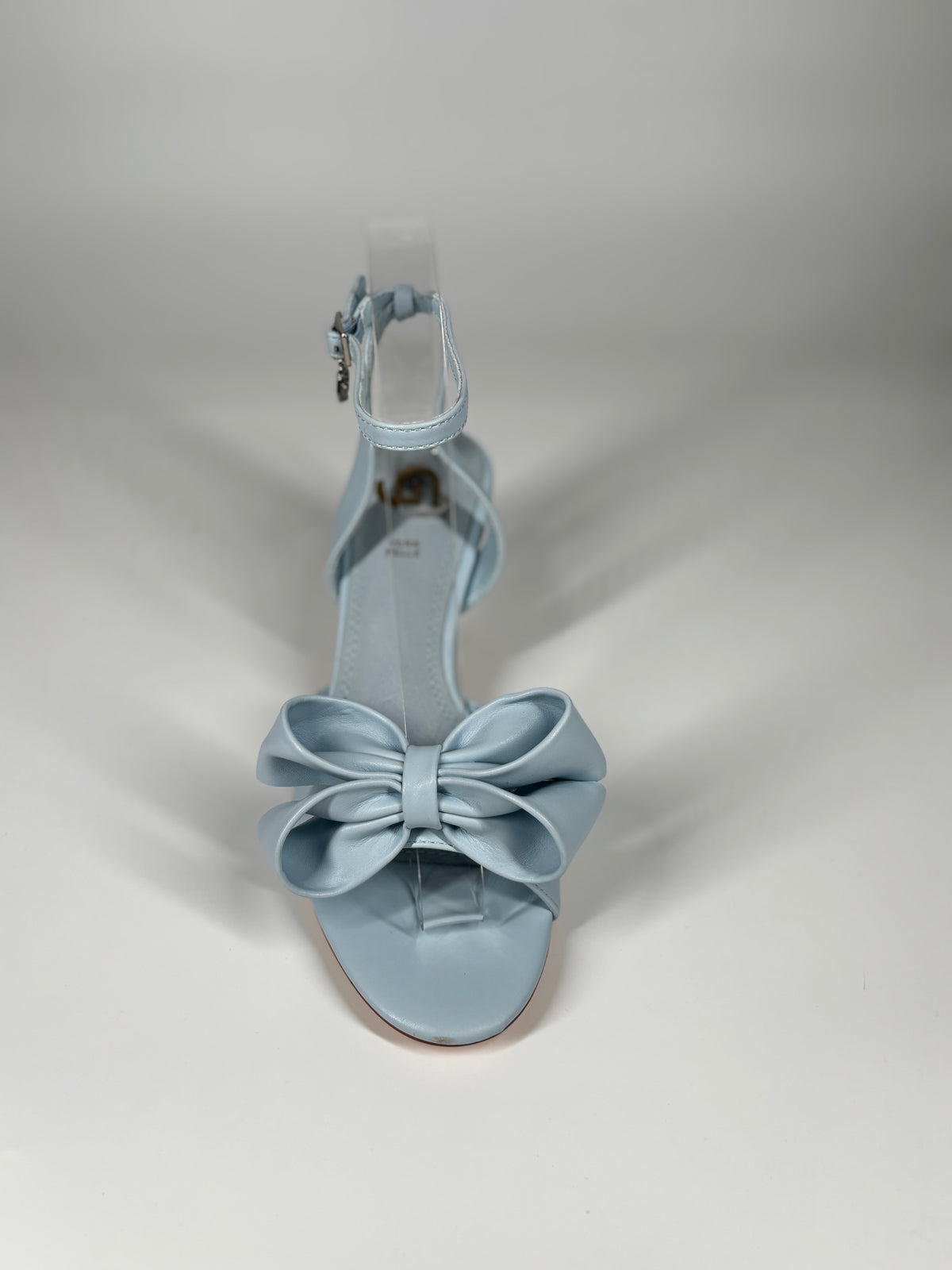 Sandalo Gold&Gold con Maxi Fiocco – Azzurro Polvere