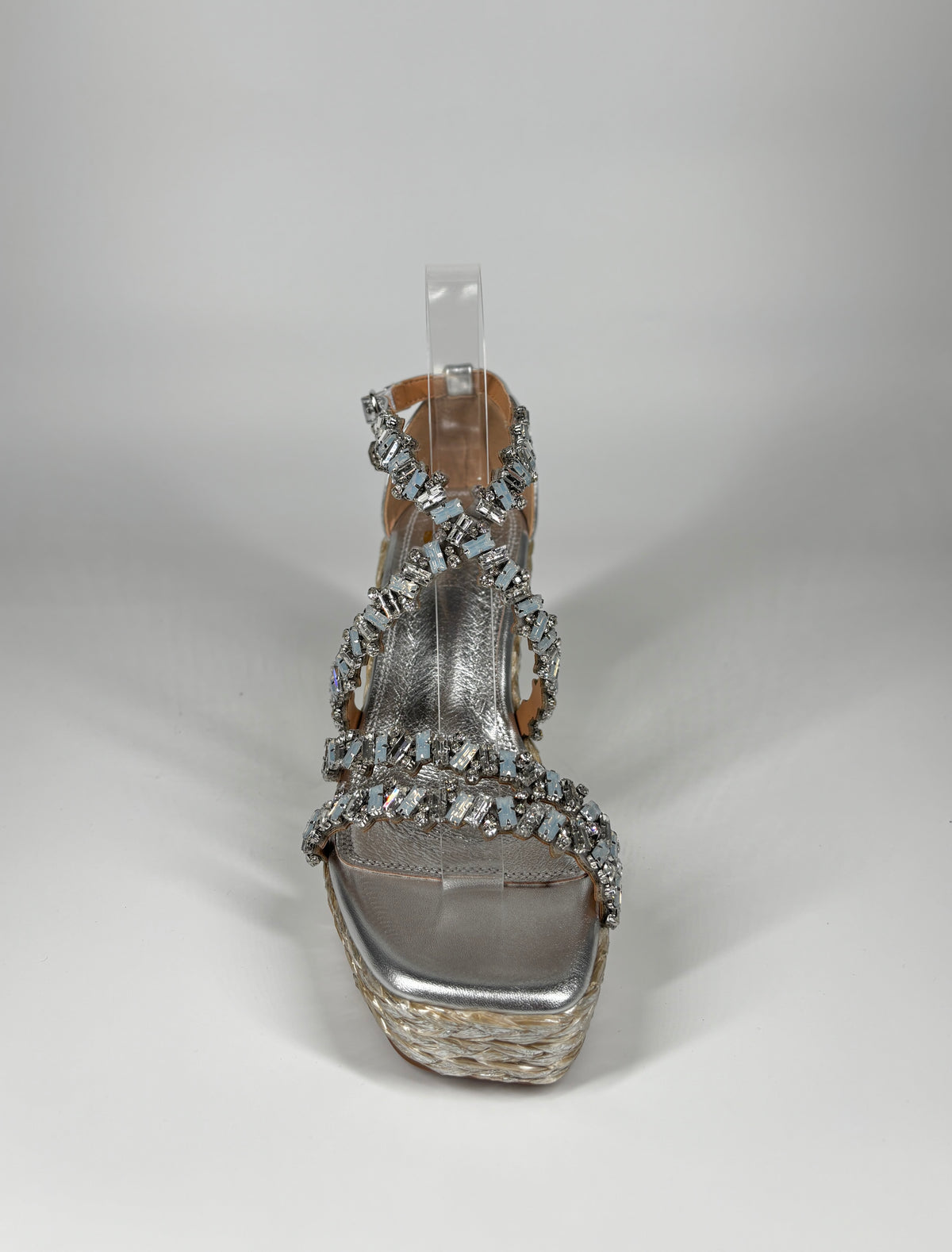 Zeppa in corda Gold&Gold con brillantini - Argento