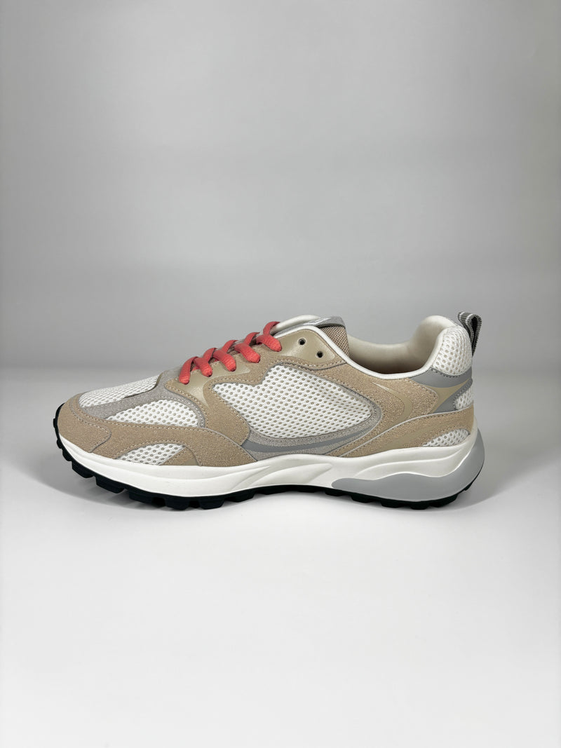 Sneaker Gold & Gold – Beige e Corallo