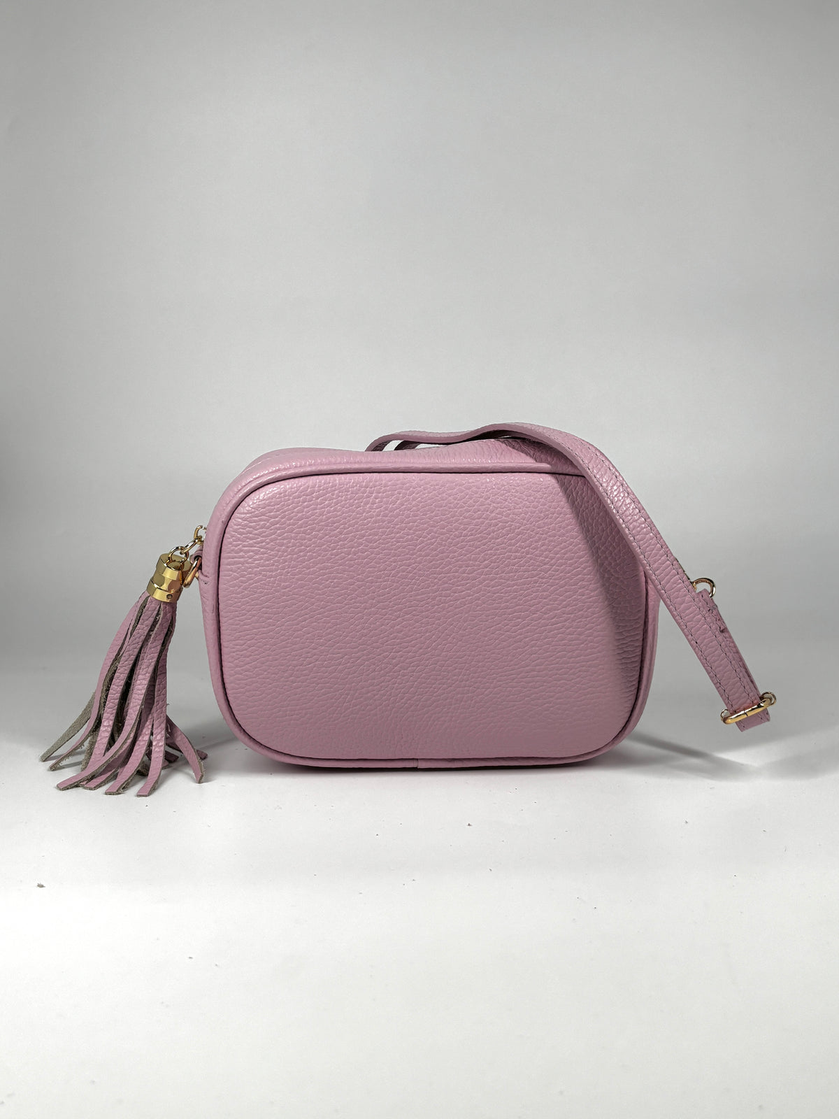 Borsa a Tracolla in Pelle con Nappa – Rosa Chiaro