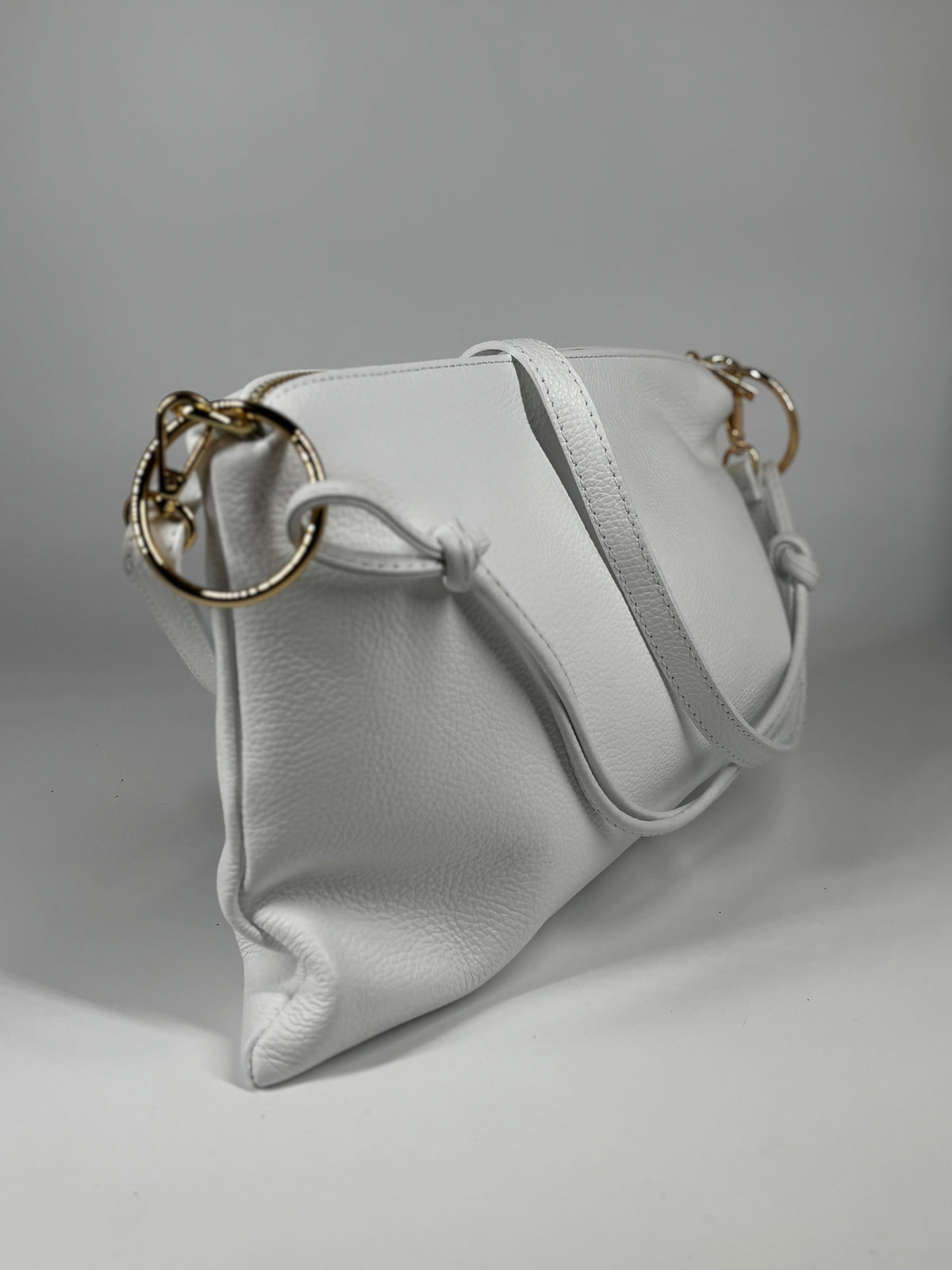 Borsa in Vera pelle - Bianco