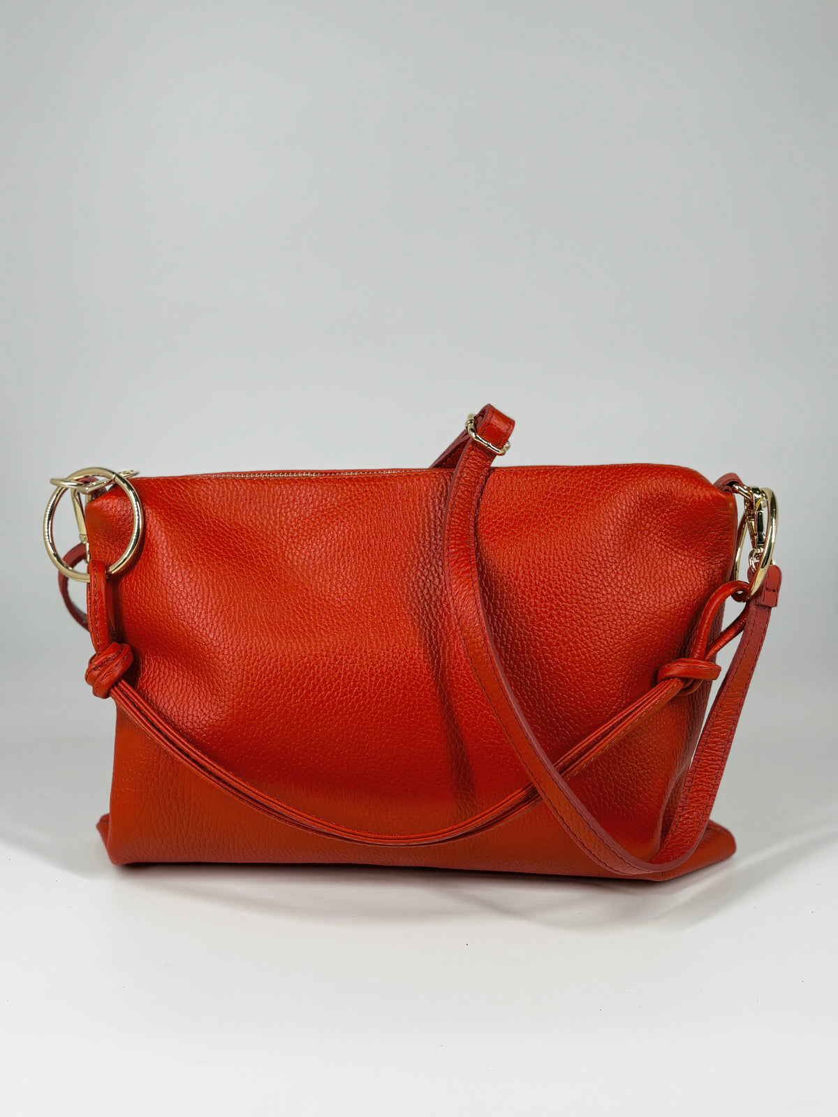 Borsa in Vera pelle - Arancio