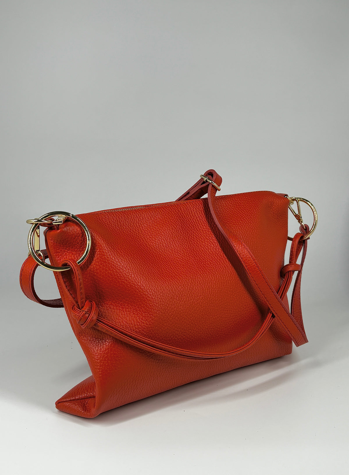 Borsa in Vera pelle - Arancio