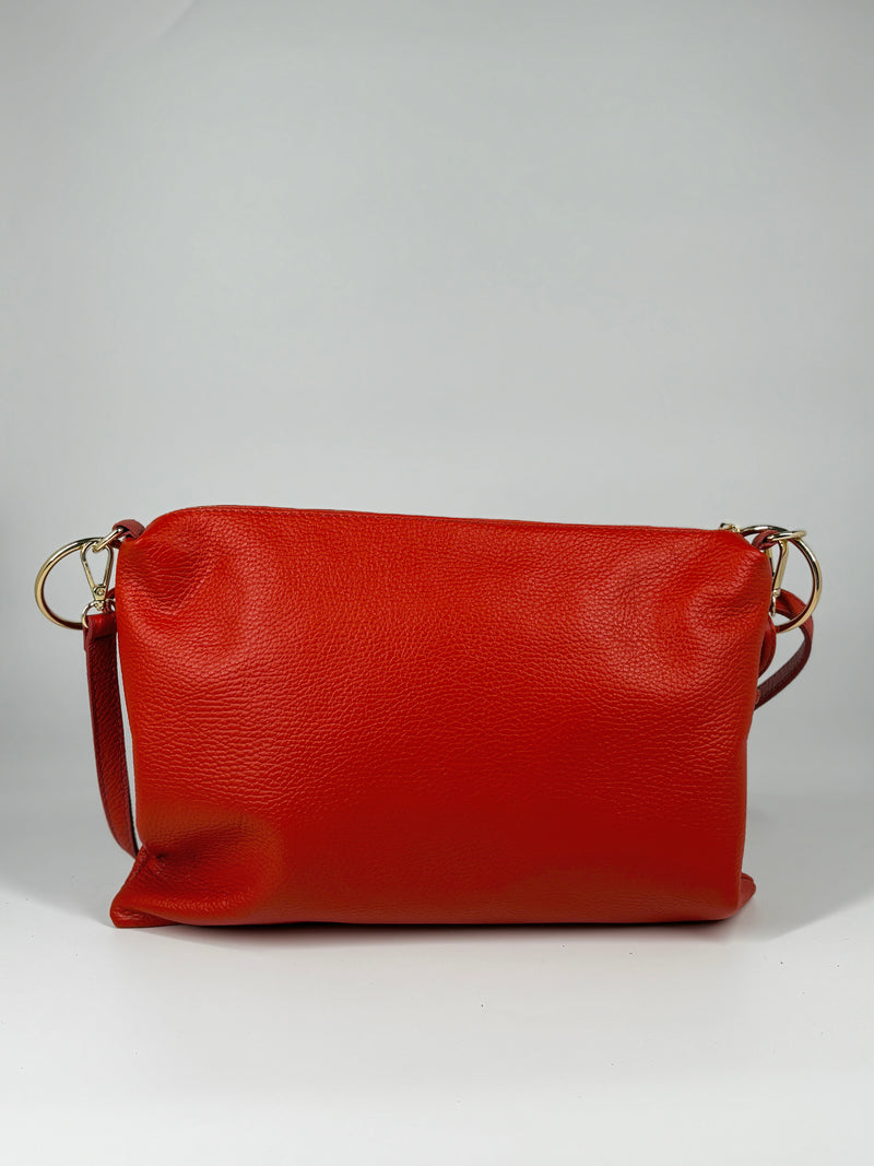 Borsa in Vera pelle - Arancio