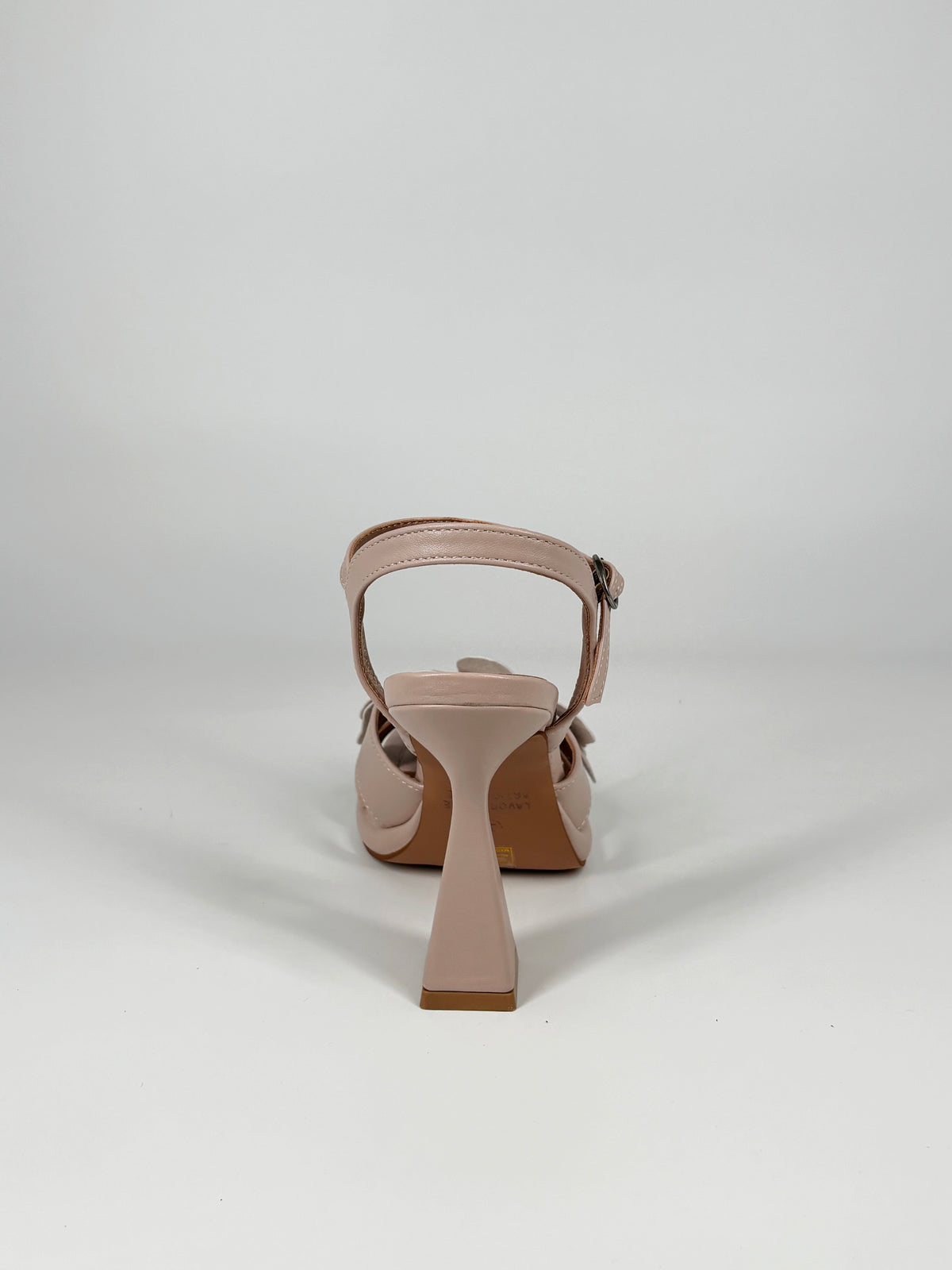 Sandalo Maxi Fiori e Tacco Scultoreo – Rosa