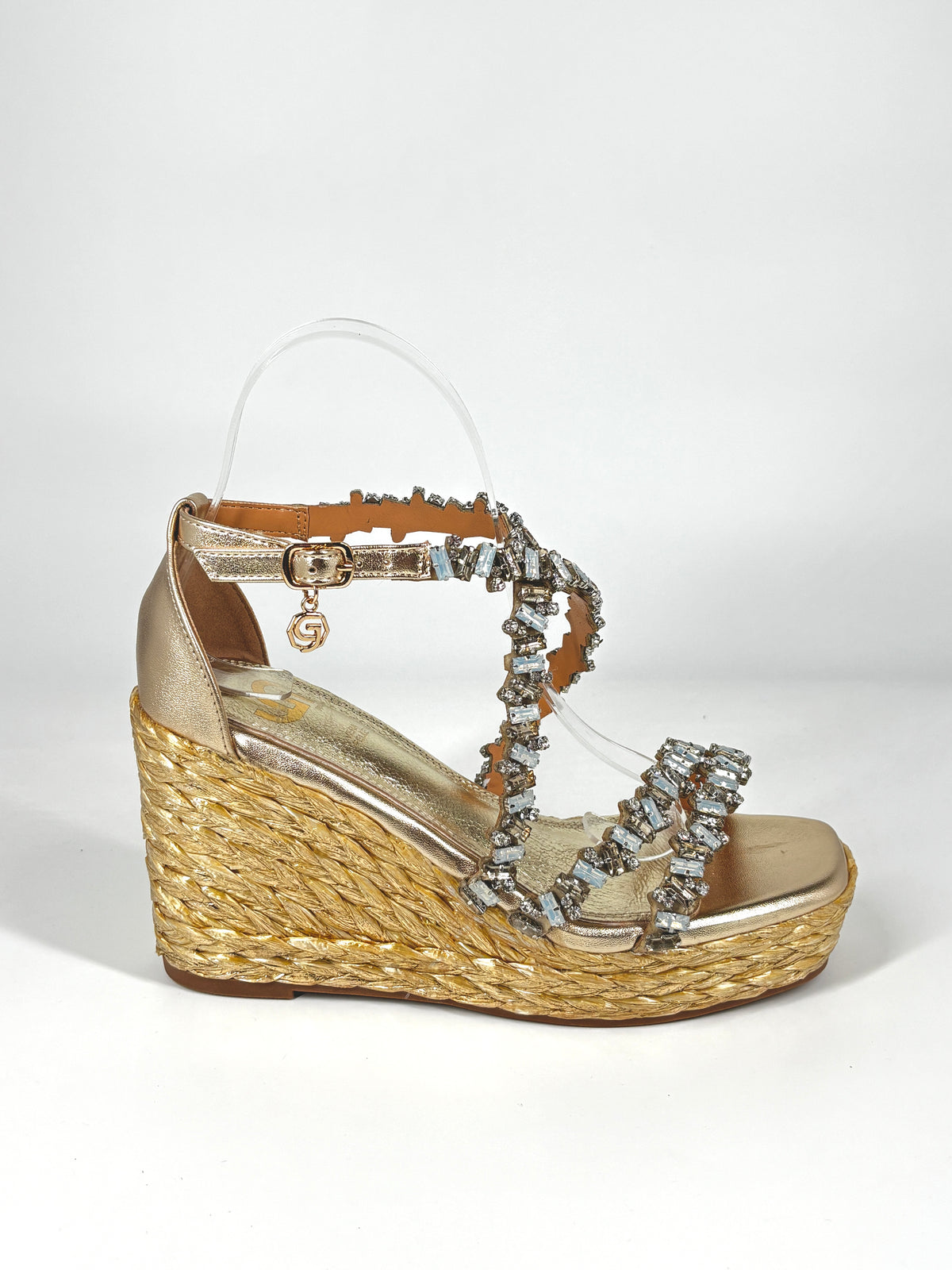 Zeppa in corda Gold&Gold con brillantini - Gold