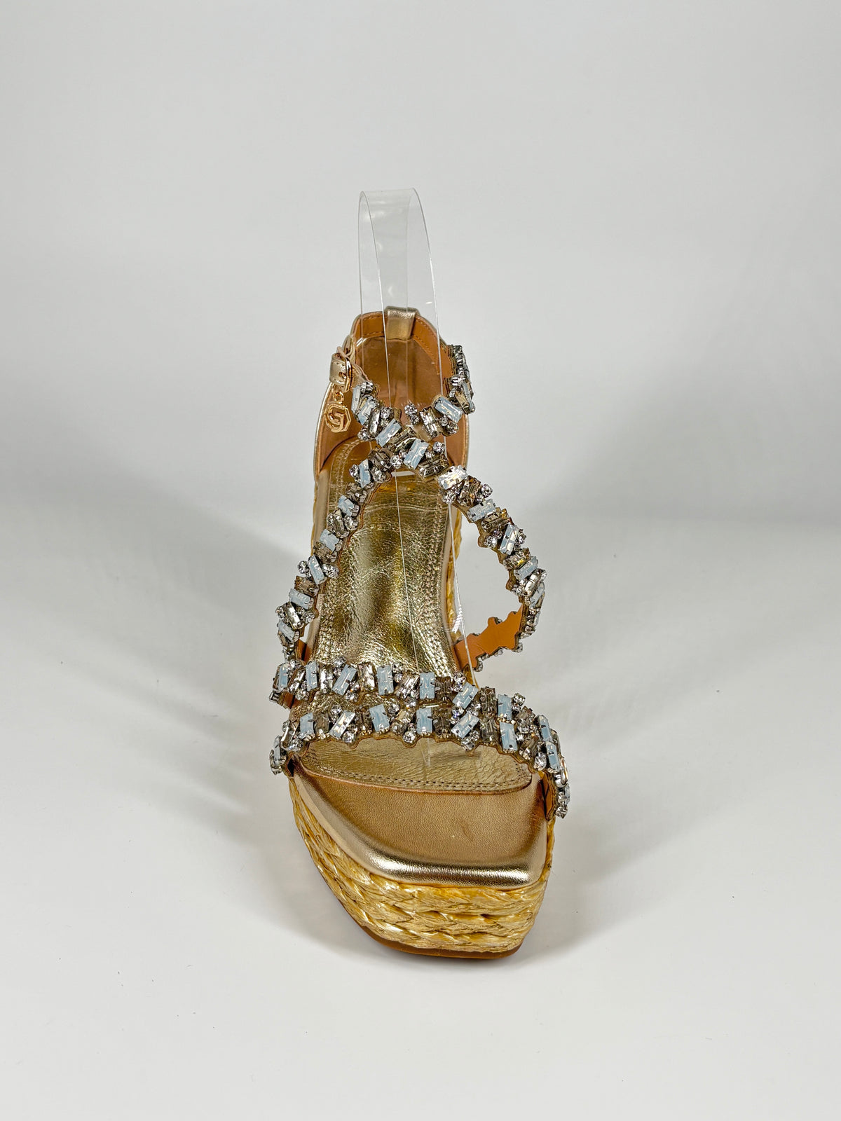 Zeppa in corda Gold&Gold con brillantini - Gold