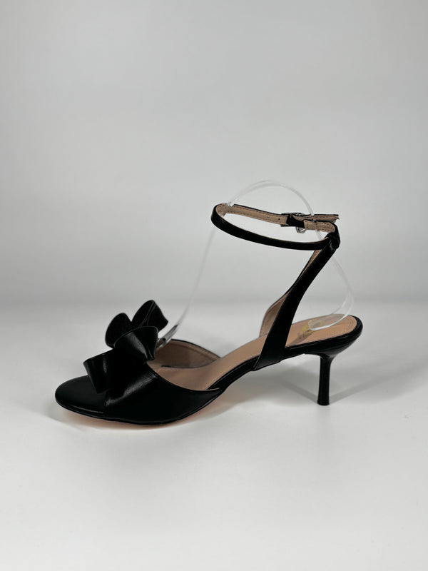 Sandalo Gold&Gold con Maxi Fiocco – Nero