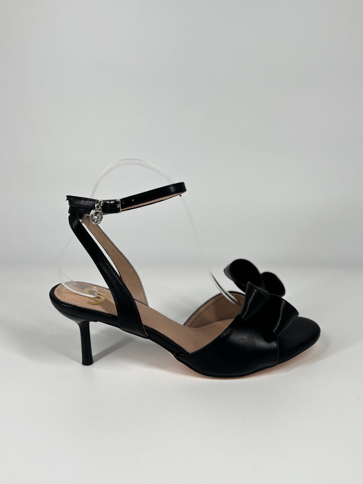 Sandalo Gold&Gold con Maxi Fiocco – Nero