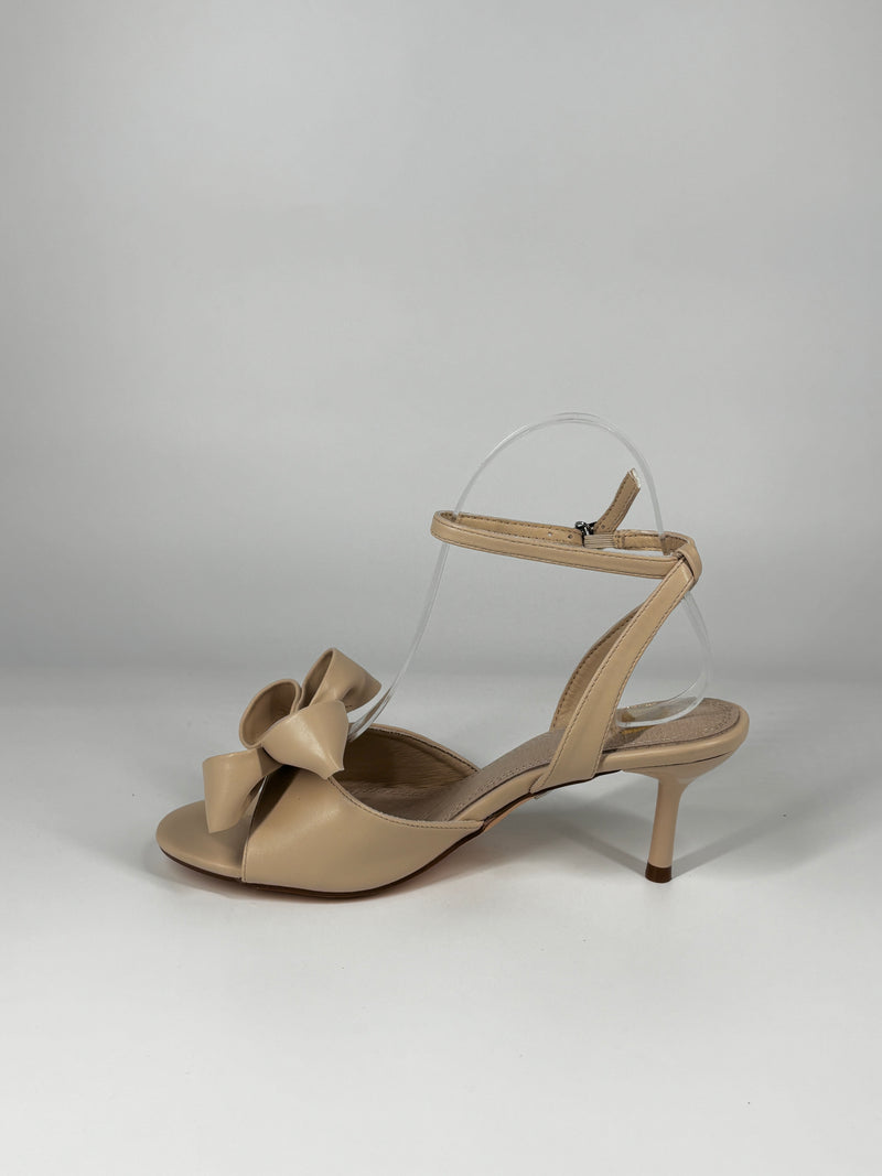 Sandalo Gold&Gold con Maxi Fiocco – Nude