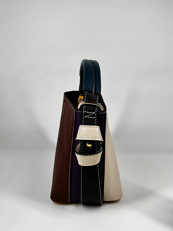 Secchiello in Vera pelle Multicolore