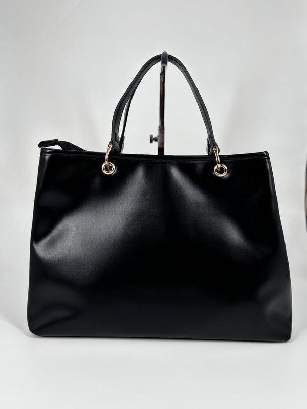 Borsa Alex Max intrecciata - Nero