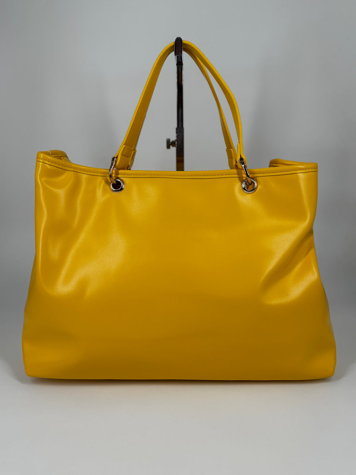 Borsa Alex Max intrecciata - Giallo