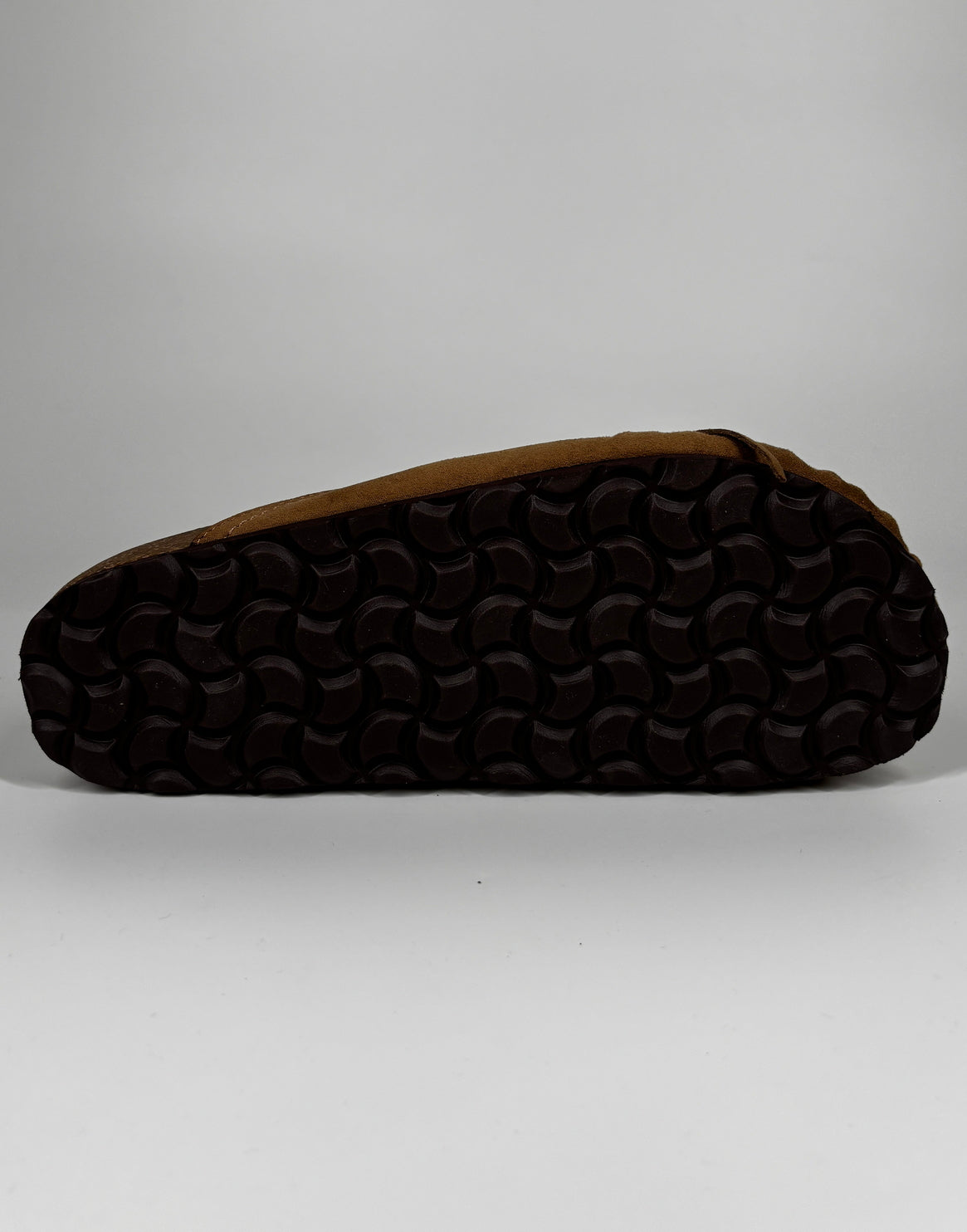 Ciabatta in Camoscio con Frange e Perline - Cammello