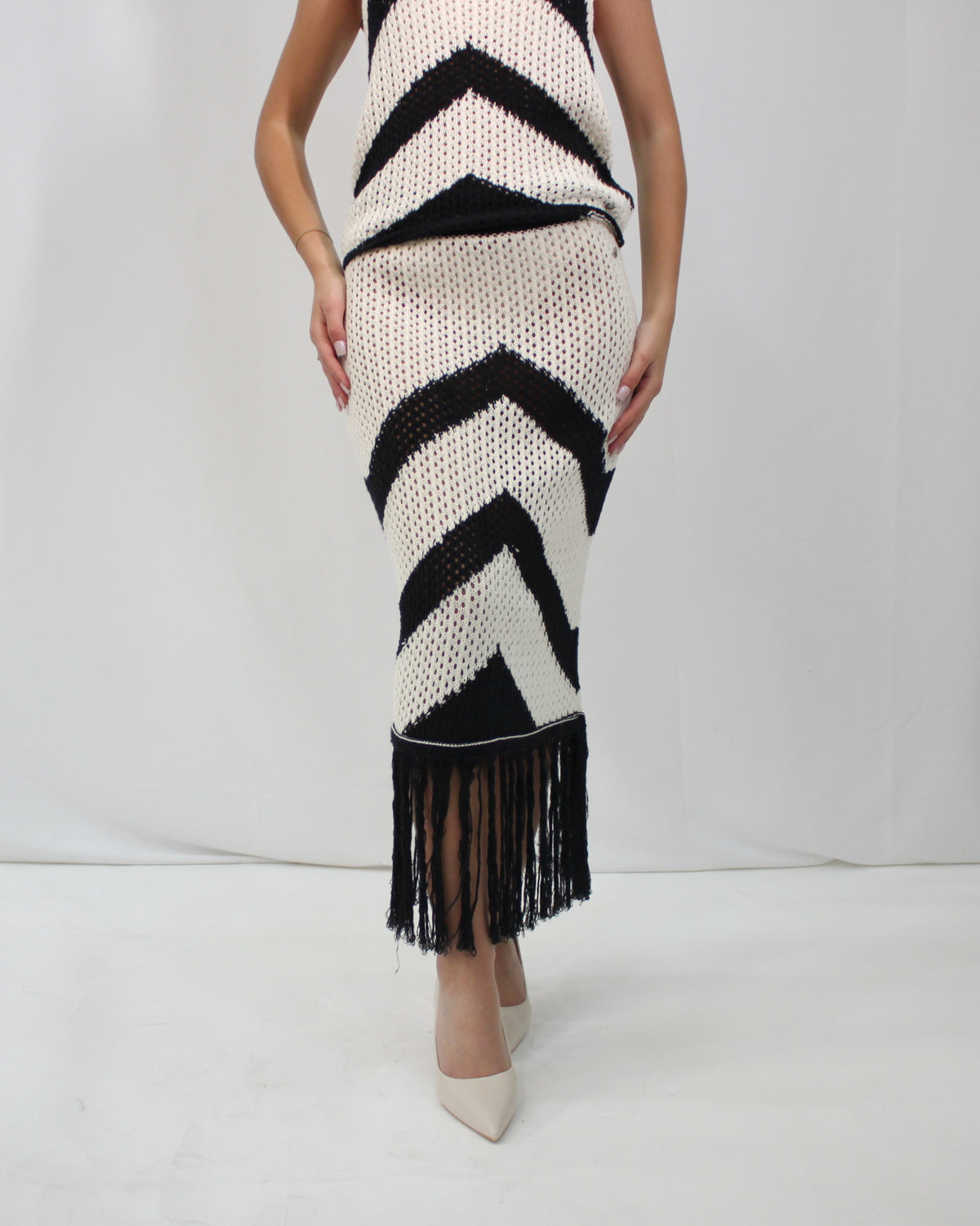 Longuette Crochet Please -Blu e Panna