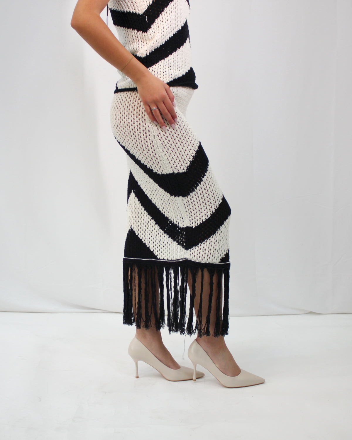 Longuette Crochet Please -Blu e Panna