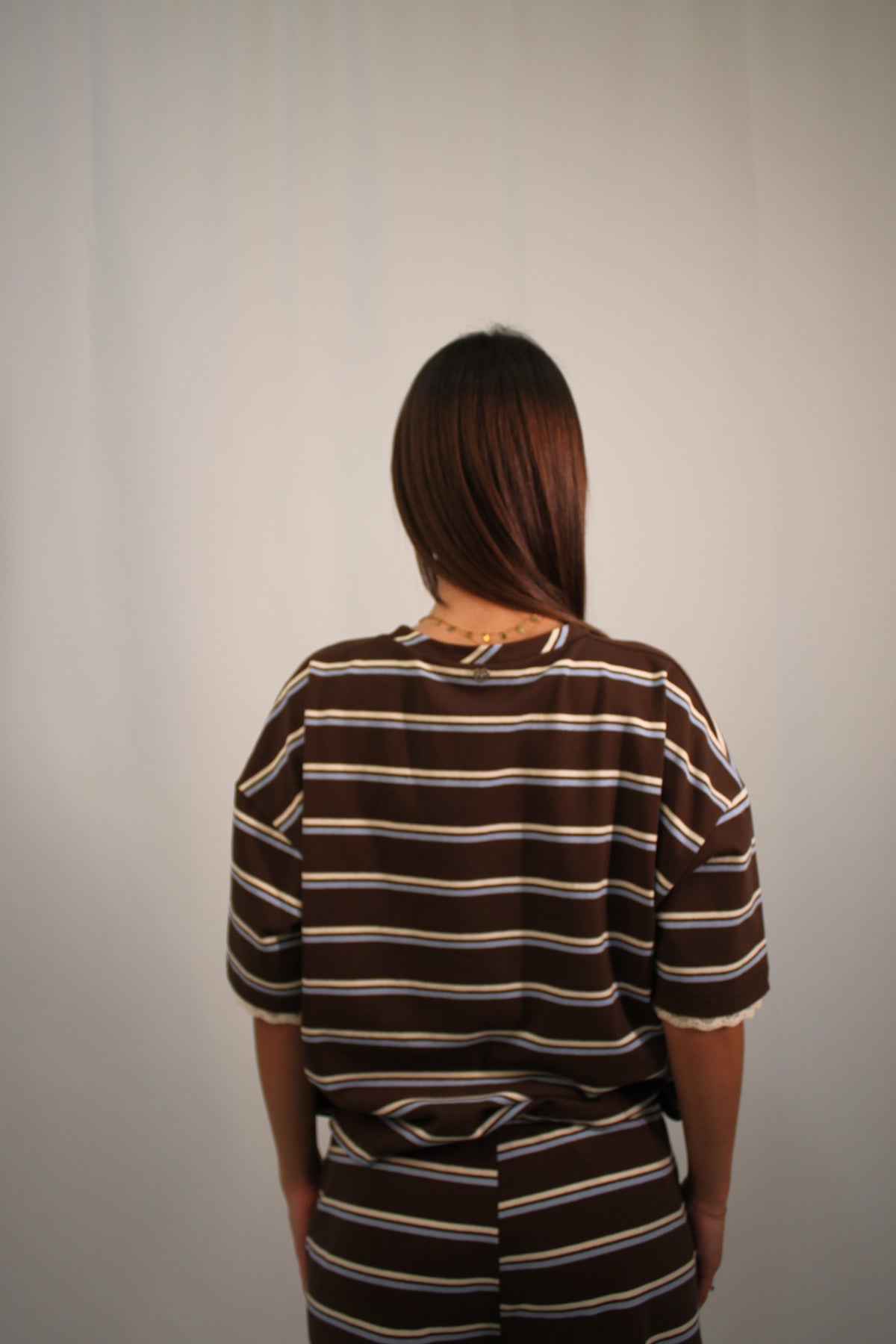 T-shirt a Righe – Testa di Moro e Azzurra