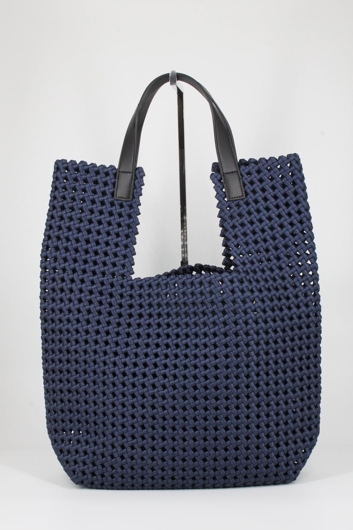 Maxi Tote Bag Intrecciata – Blu