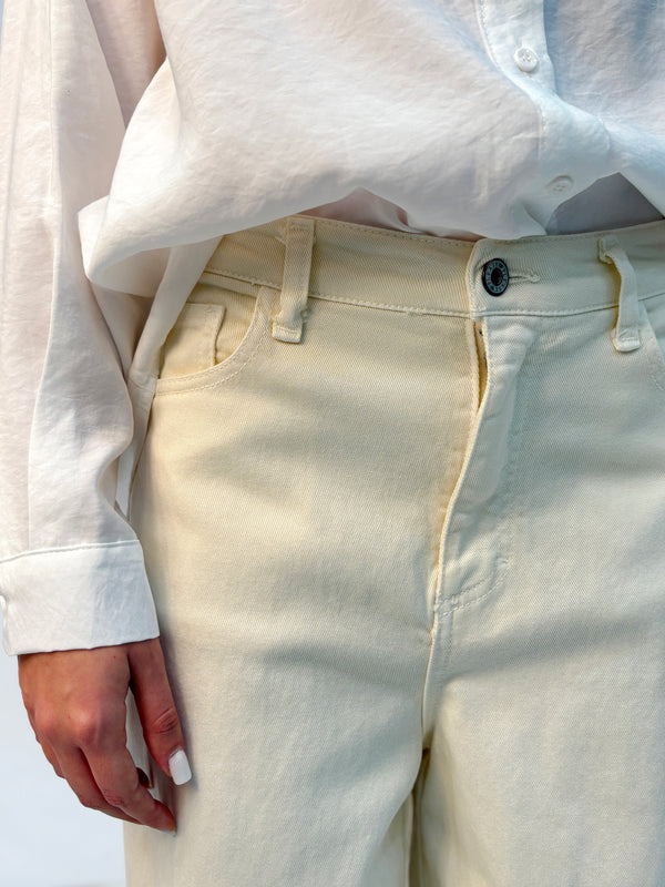 Jeans Please Bootcut in Denim - Panna