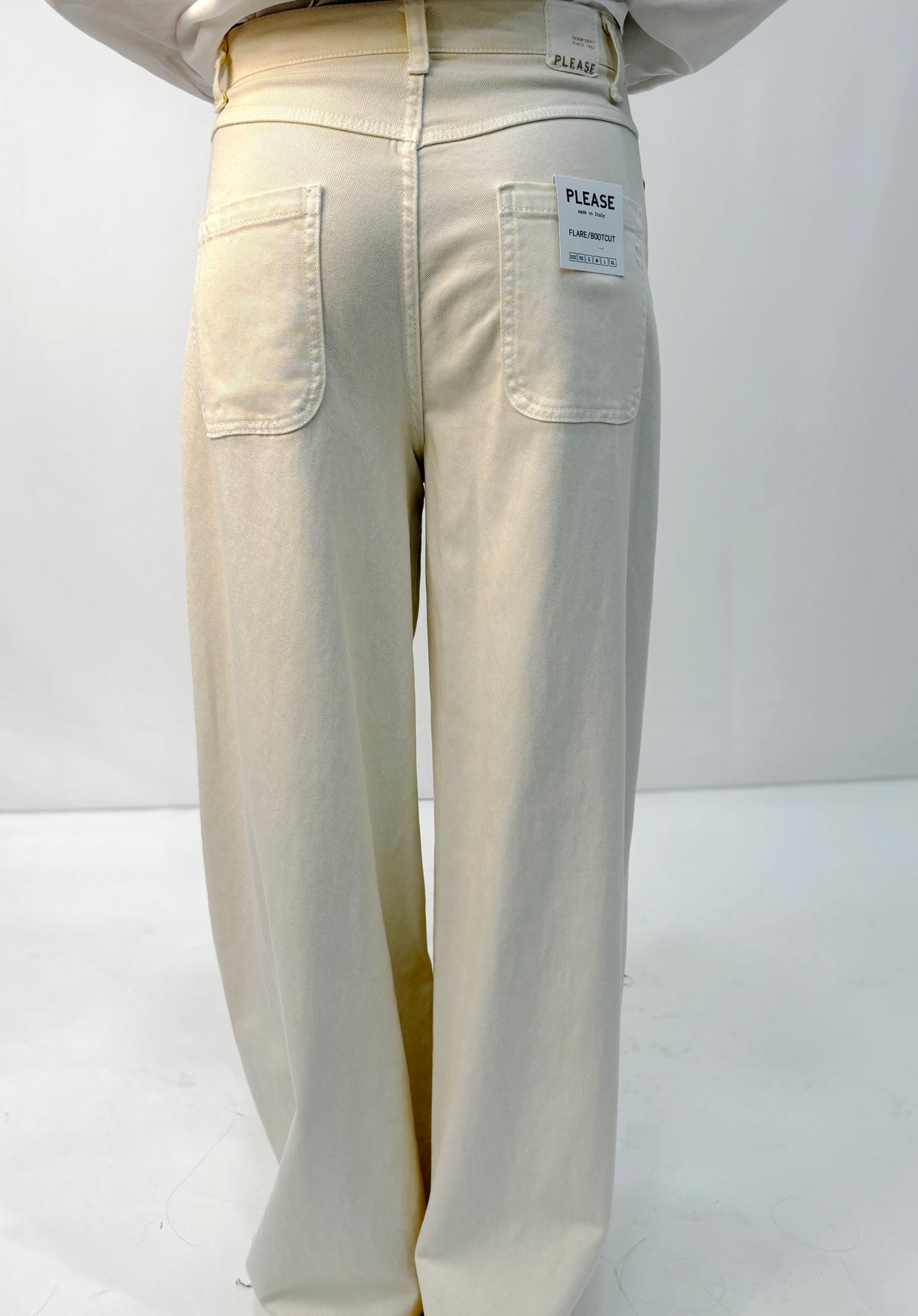 Jeans Please Bootcut in Denim - Panna