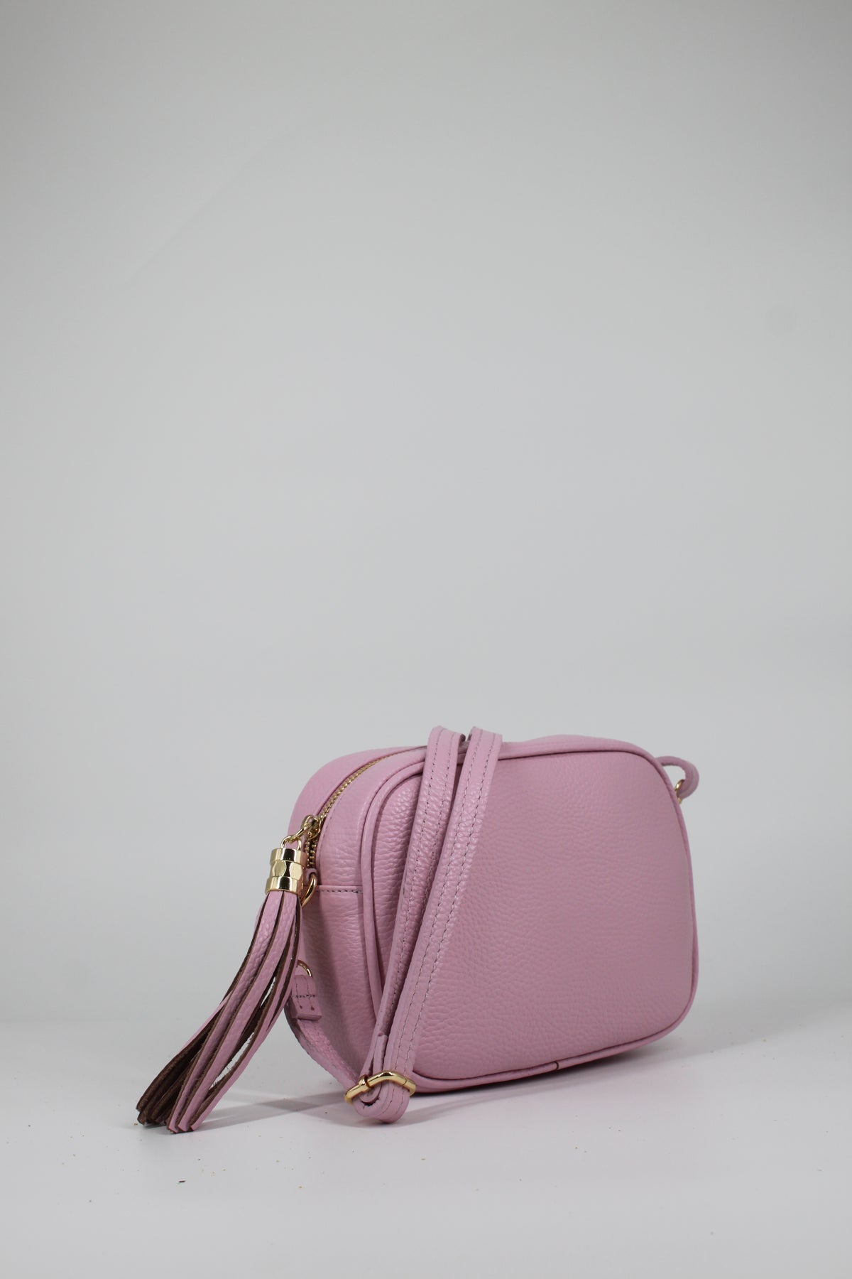 Borsa a Tracolla in Pelle con Nappa – Rosa