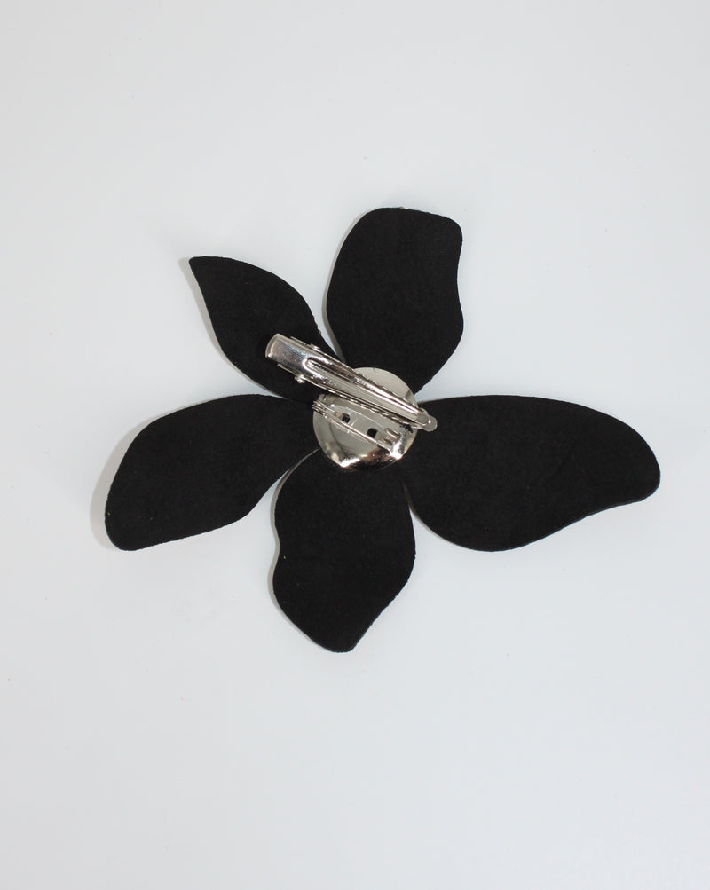 Spilla e Fermaglio a Fiore con brillantini Bronzo