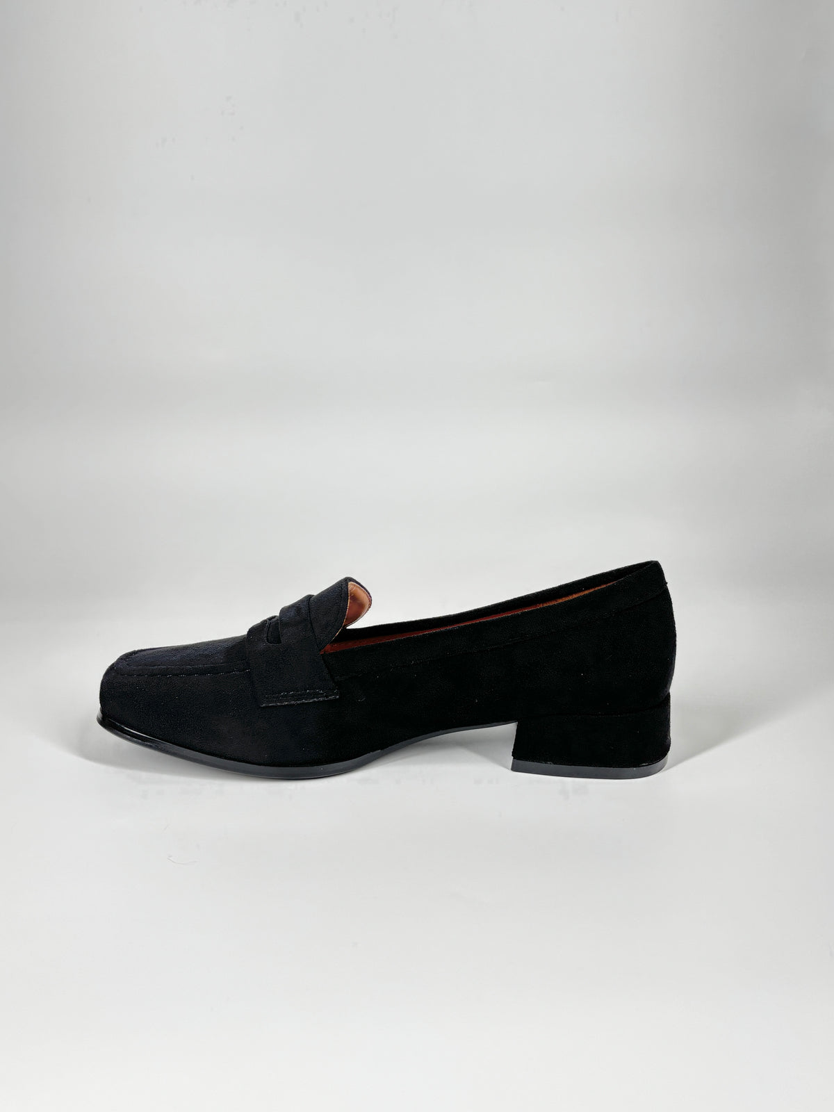 Mocassino in camoscio - Nero