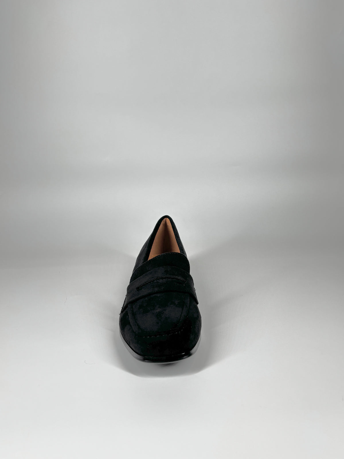 Mocassino in camoscio - Nero