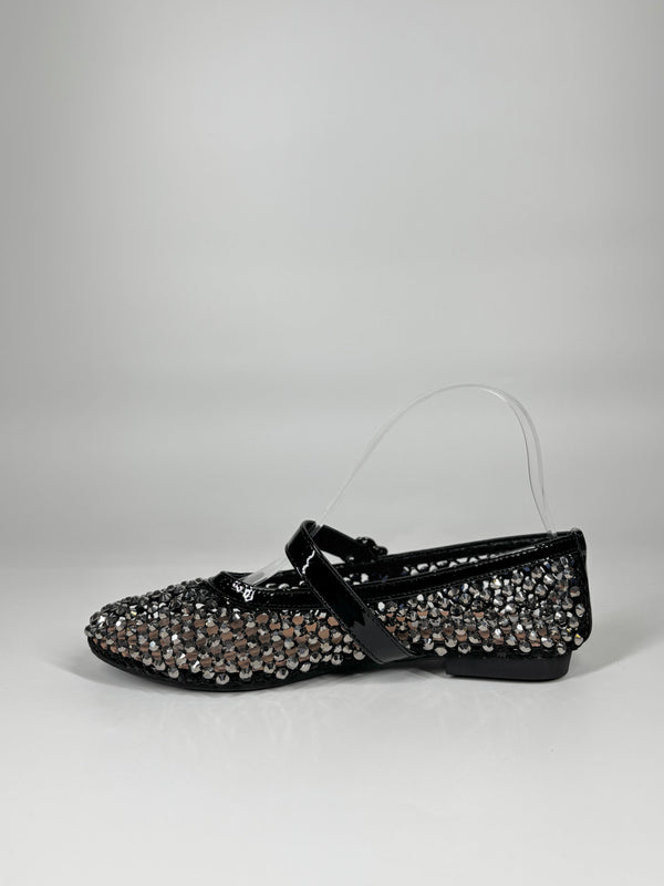 Ballerina con strass - Nero