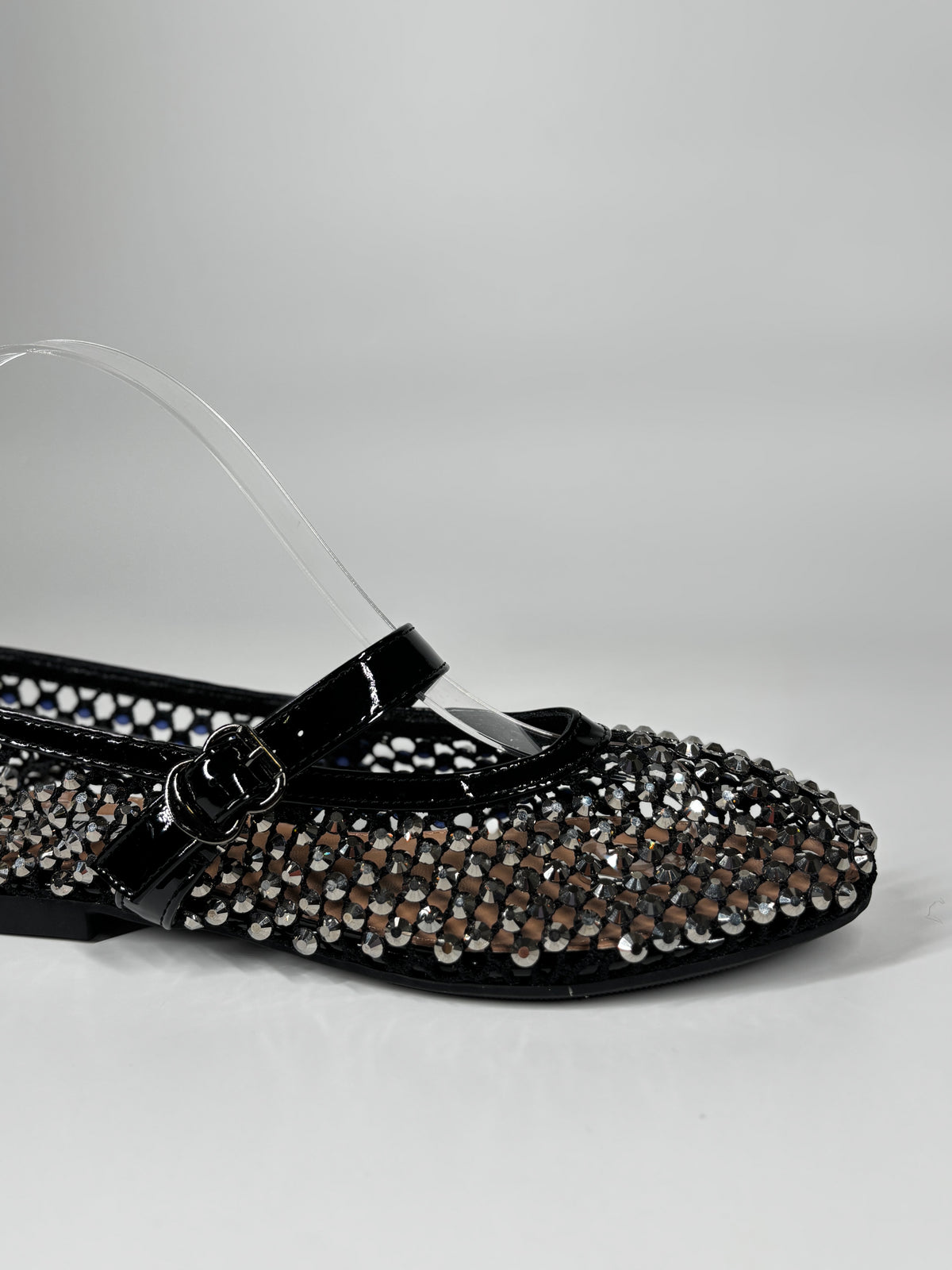 Ballerina con strass - Nero