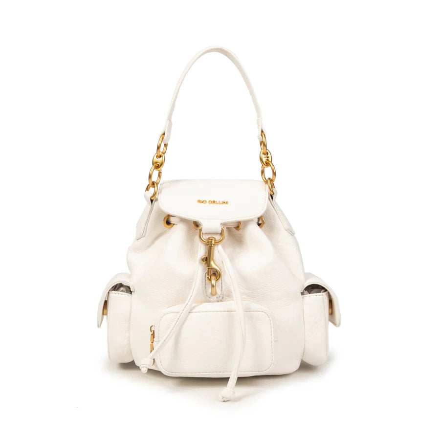 Zaino in ecopelle Giò Cellini - Bianco