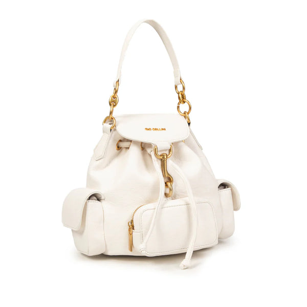 Zaino in ecopelle Giò Cellini - Bianco