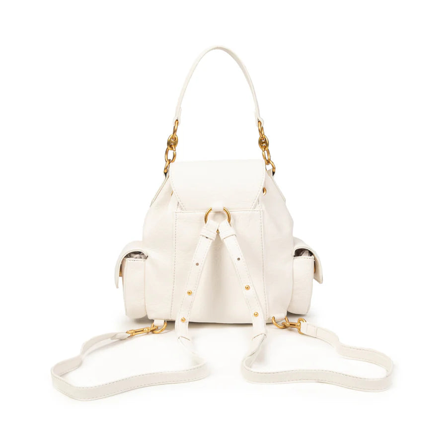 Zaino in ecopelle Giò Cellini - Bianco