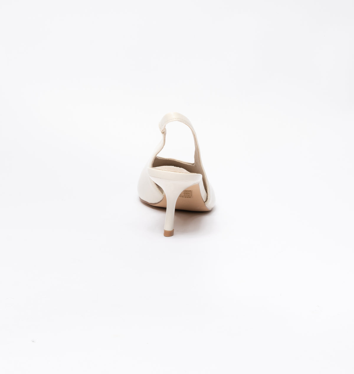 Decolletè in similpelle a punta - Beige