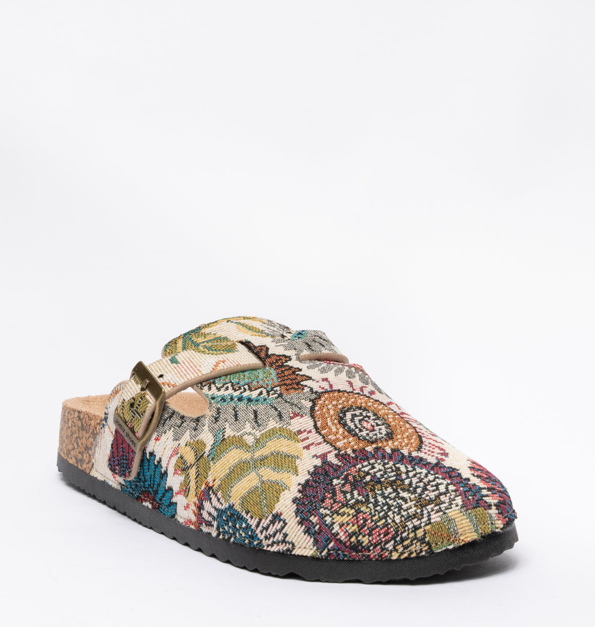 Sabot da donna in tessuto - Beige
