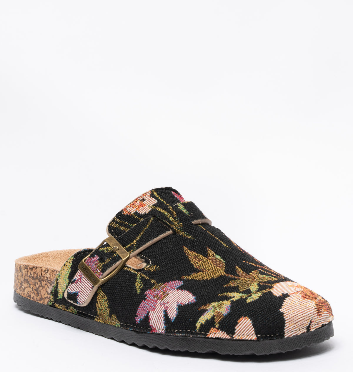 Sabot da donna in tessuto - Nero