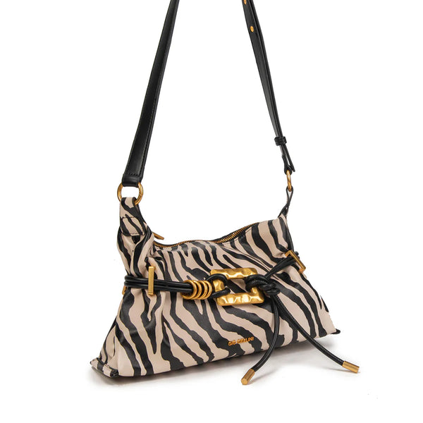 Borsa Zebrata Giò Cellini - Bianco/Nero