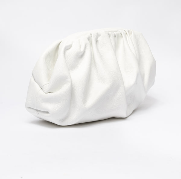 Pochette in ecopelle - Bianca