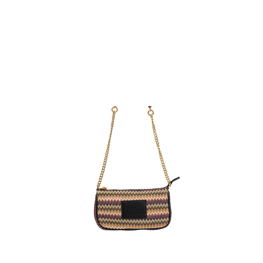 Pochette in rafia Giò Cellini - Multicolore