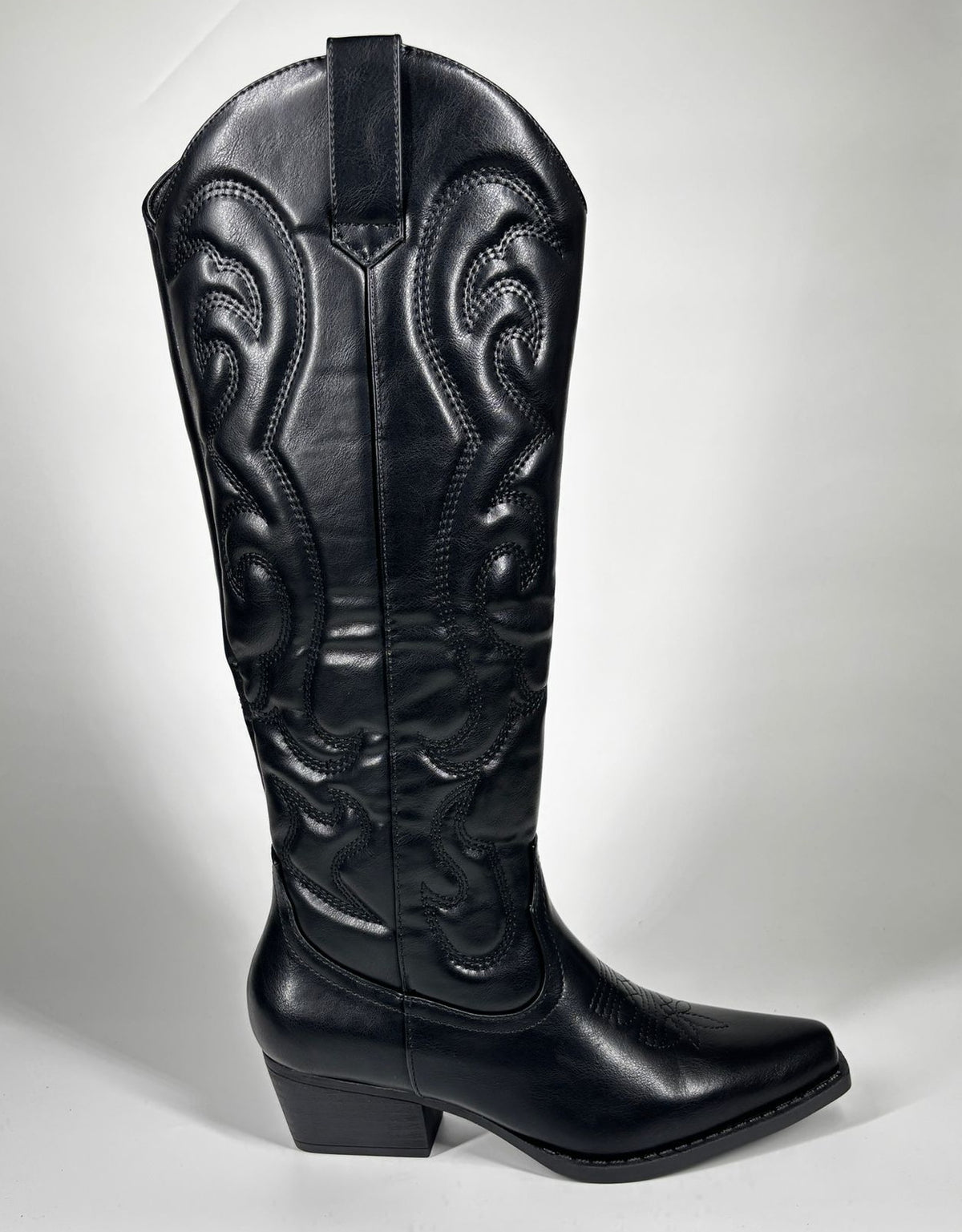 Stivale Alto Western - Nero