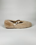 Ballerina di pelliccia - Beige