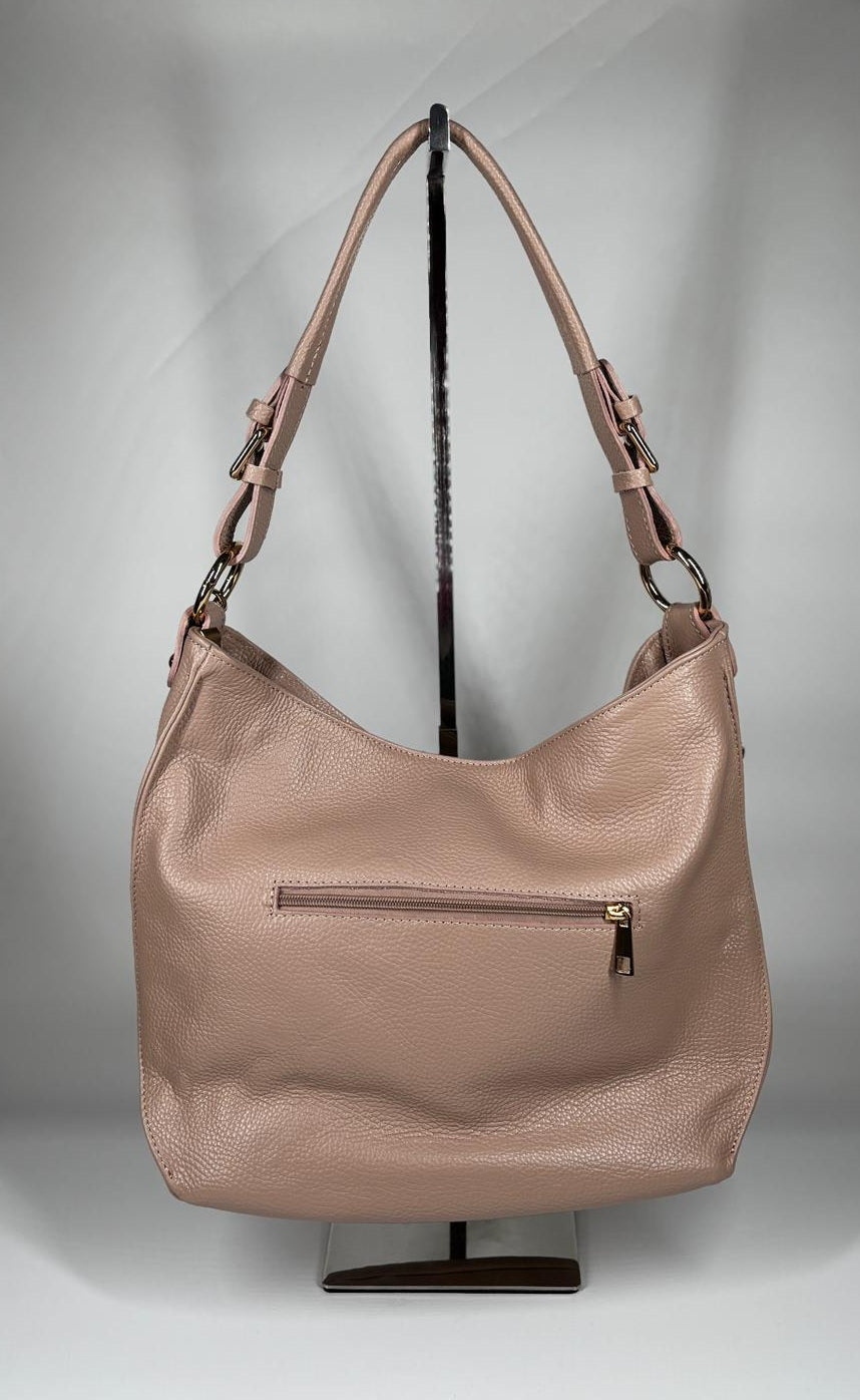 Borsa in vera pelle - Rosa