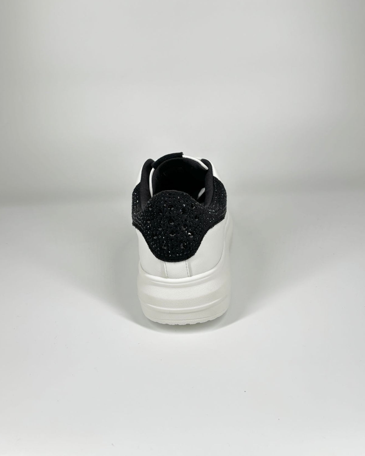 Sneaker Gold&Gold Bassa con Glitter - Bianco