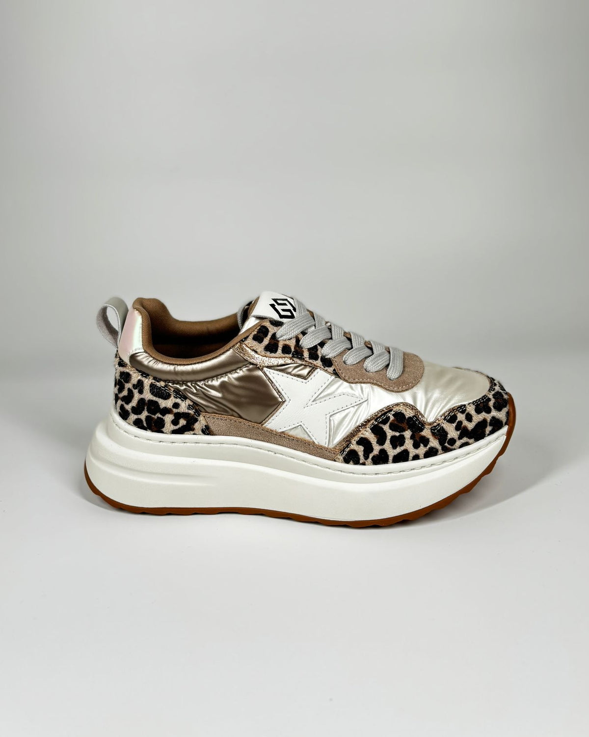 Sneaker Gold&Gold - Leopard & Metallizzato