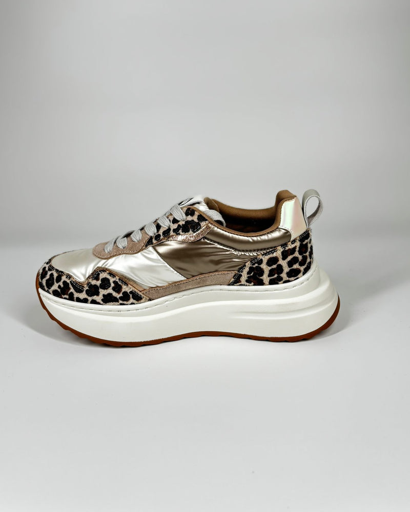 Sneaker Gold&Gold - Leopard & Metallizzato