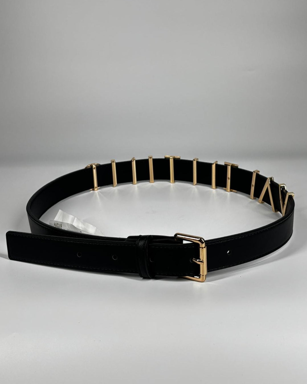 Cintura Valentino in pelle - Nero