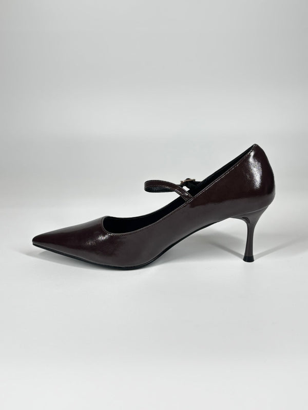 Décolleté Mary Jane - Marrone